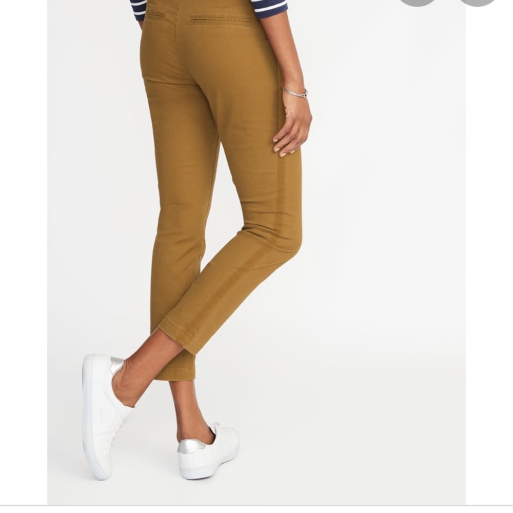Old Navy Pixie Ankle Chino with Twill Stripe - 10